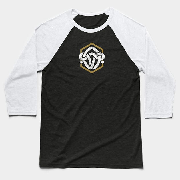 Nora Tribe Symbol Baseball T-Shirt by huckblade